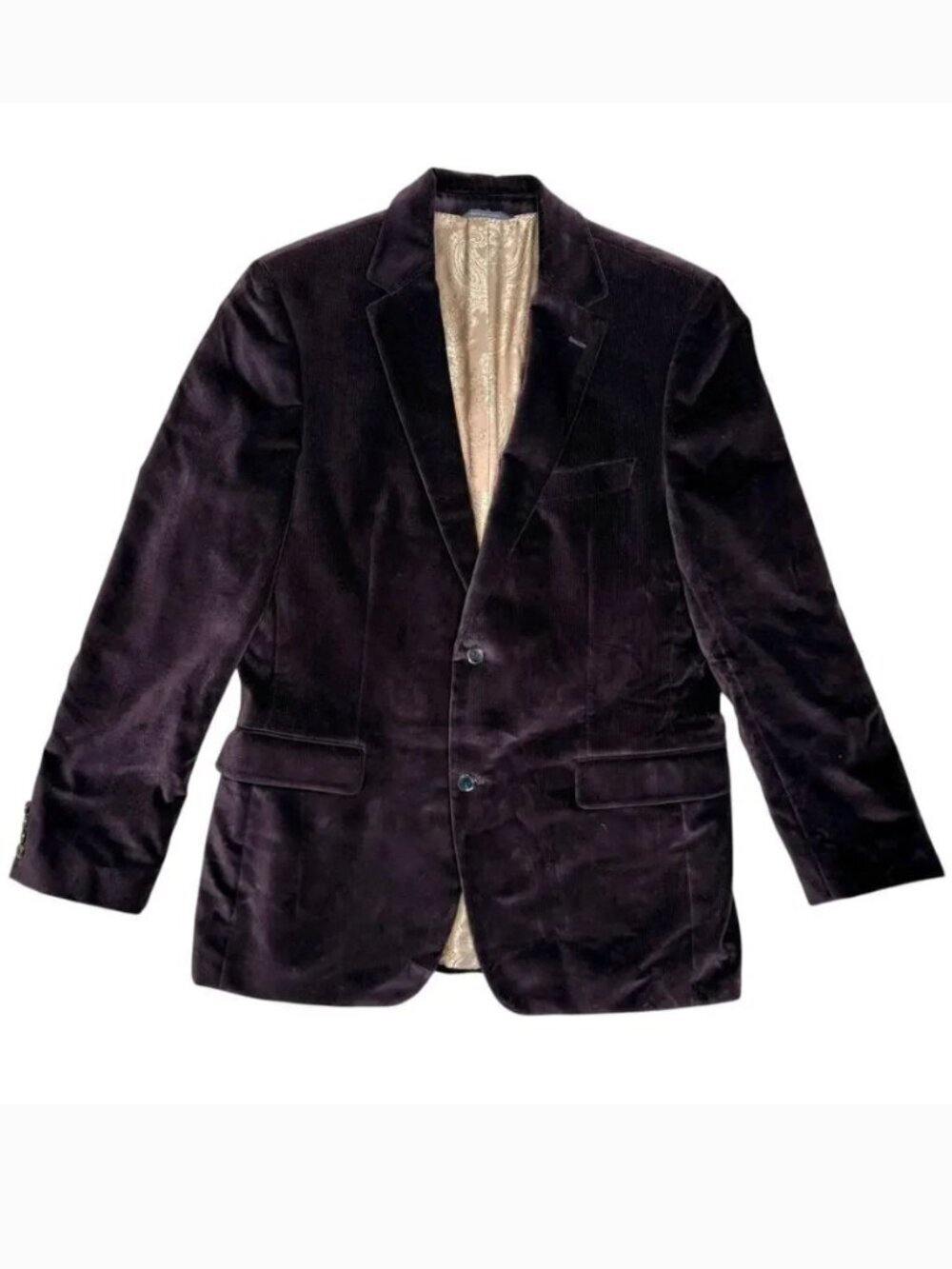 Hugo Boss Maselli Velvet Plum Purple Blazer Sportscoat 42L